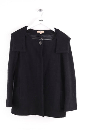 Manteau Sandro Noir en Laine, taille S - Seconde Main