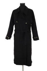 Manteau Sandro Noir en Laine, taille S - Seconde Main