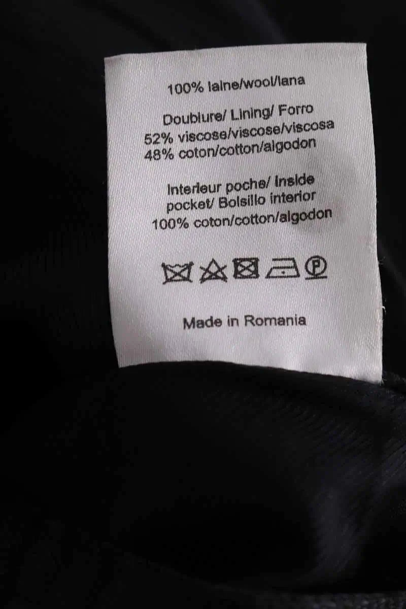 Manteau Sandro Noir en Laine