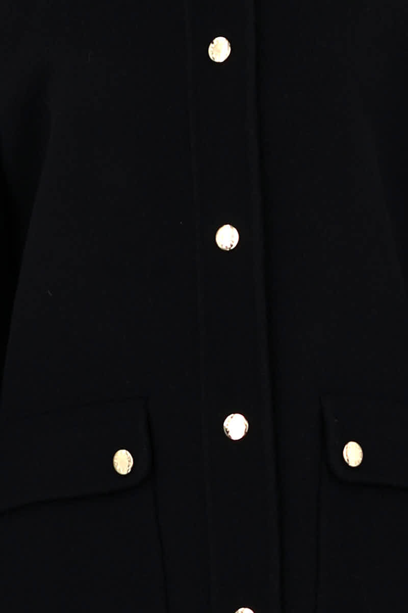 Manteau Sandro Noir en Laine
