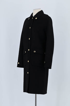 Manteau Sandro Noir en Laine