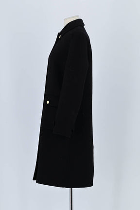 Manteau Sandro Noir en Laine
