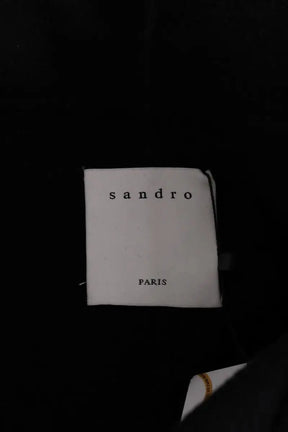 Manteau Sandro Noir en Laine