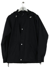 Manteau Sandro Noir en Polyamide, taille M - Seconde Main