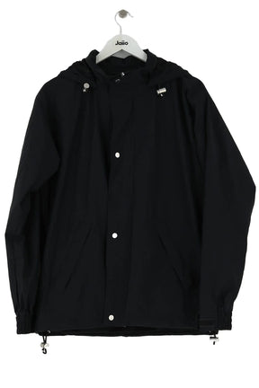 Manteau Sandro Noir en Polyamide, taille M - Seconde Main