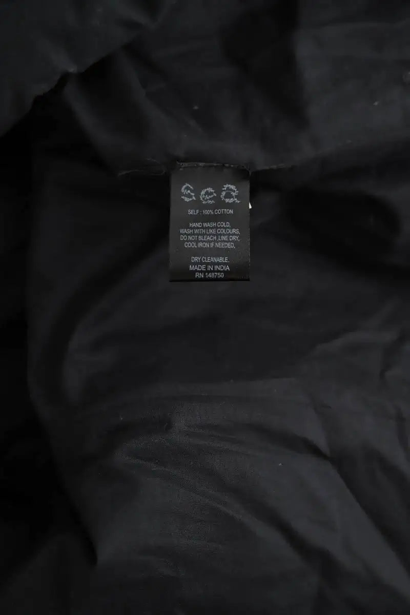 Manteau Sea Noir en Coton