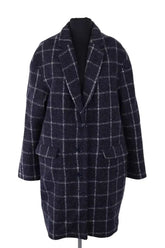 Manteau Sessun Bleu en Laine, taille M - Seconde Main
