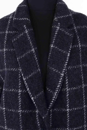 Manteau Sessun Bleu en Laine