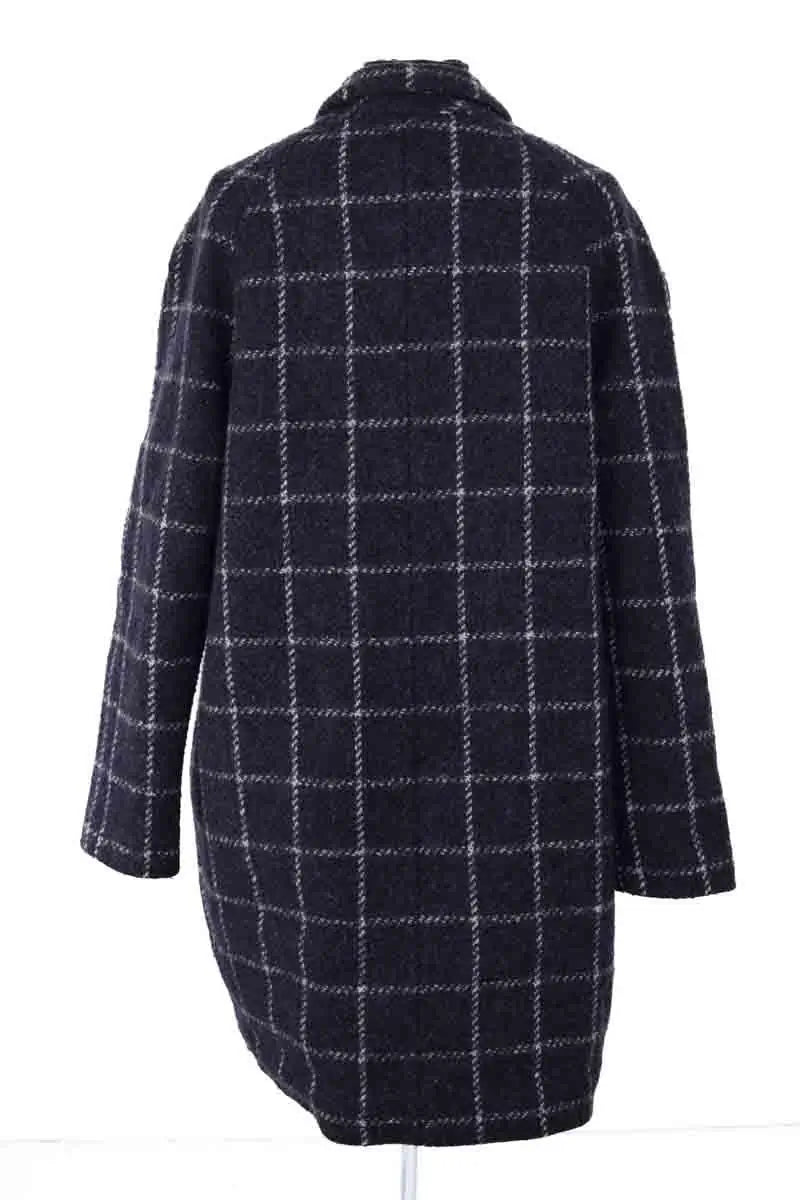 Manteau Sessun Bleu en Laine