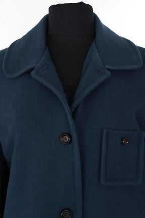 Manteau Sessun Bleu en Laine