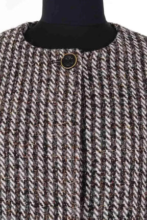 Manteau Sessun Gris en Synthétique