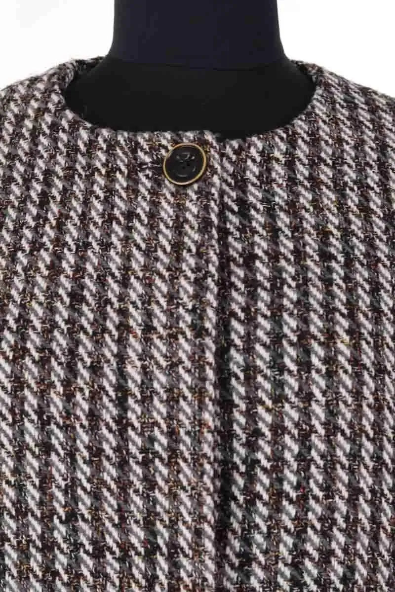 Manteau Sessun Gris en Synthétique