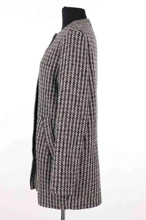 Manteau Sessun Gris en Synthétique