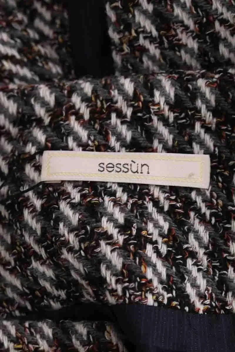 Manteau Sessun Gris en Synthétique