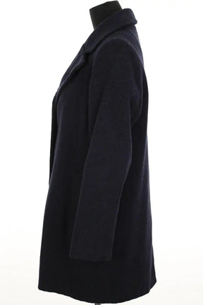 Manteau Sessun Marine en Laine