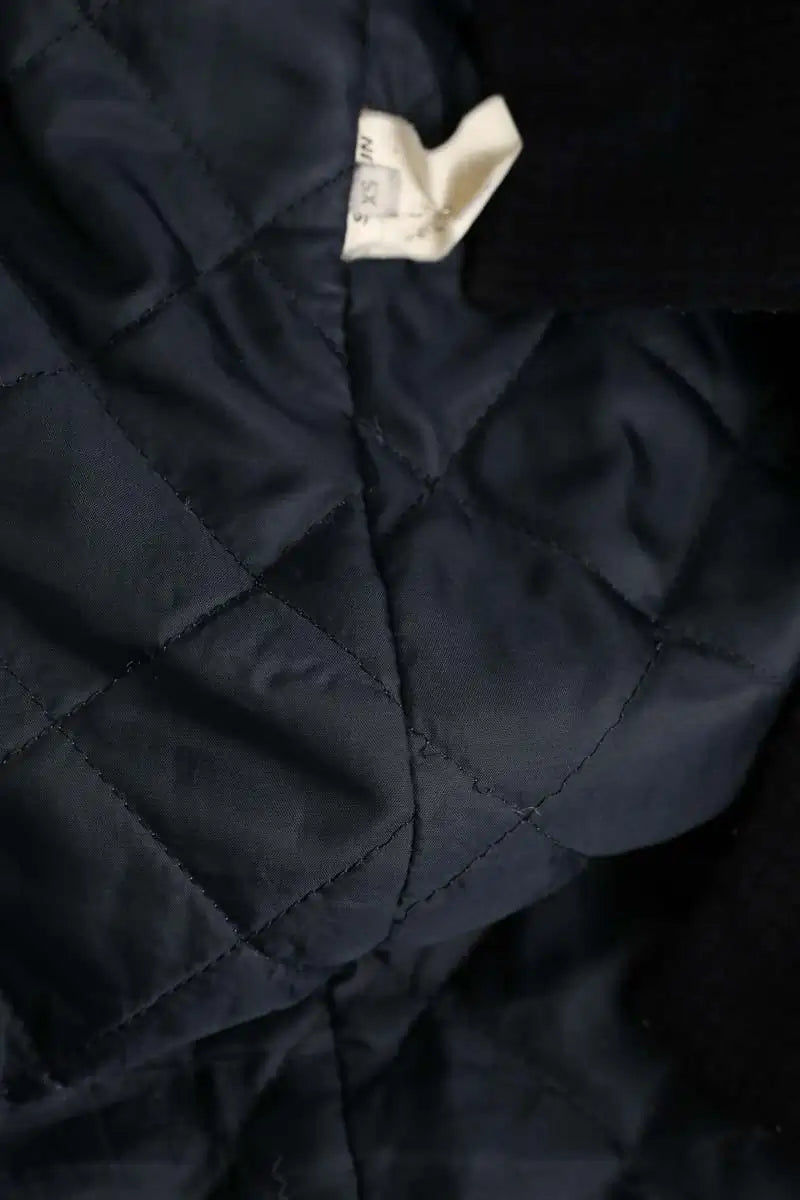 Manteau Sessun Marine en Laine