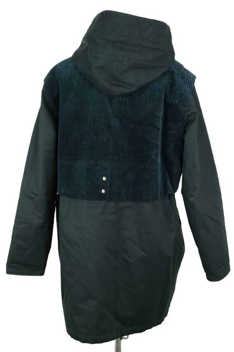 Manteau Sessun Vert en Coton