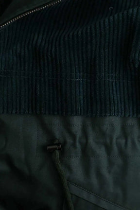 Manteau Sessun Vert en Coton