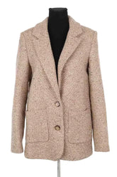 Manteau Sézane Beige en Laine, taille S - Seconde Main