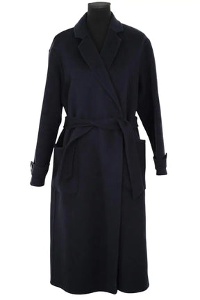 Manteau Sézane Bleu en Laine, taille M - Seconde Main