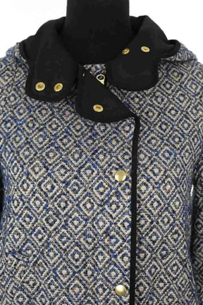 Manteau Sézane Bleu en Polyester
