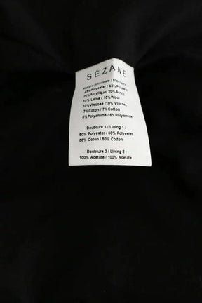 Manteau Sézane Bleu en Polyester
