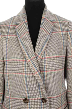 Manteau Sézane Gris en Laine