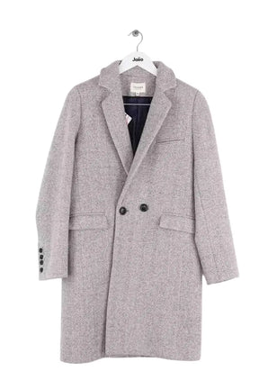 Manteau Sézane Gris en Laine, taille S - Seconde Main