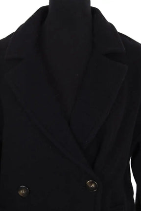 Manteau Sézane Jim Noir en Laine