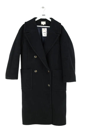 Manteau Sézane Noir en Laine, taille M - Seconde Main