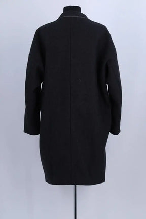 Manteau Soeur Noir en Coton