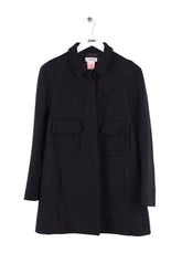 Manteau Sonia Rykiel Noir en Laine, taille L - Seconde Main