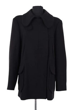 Manteau Sonia Rykiel Noir en Laine, taille XL - Seconde Main