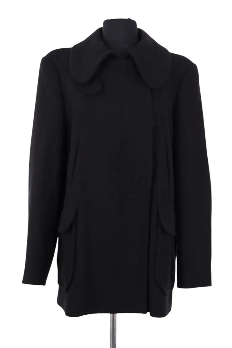 Manteau Sonia Rykiel Noir en Laine, taille XL - Seconde Main
