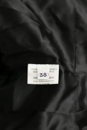 Manteau Sprung Frères Noir en Laine