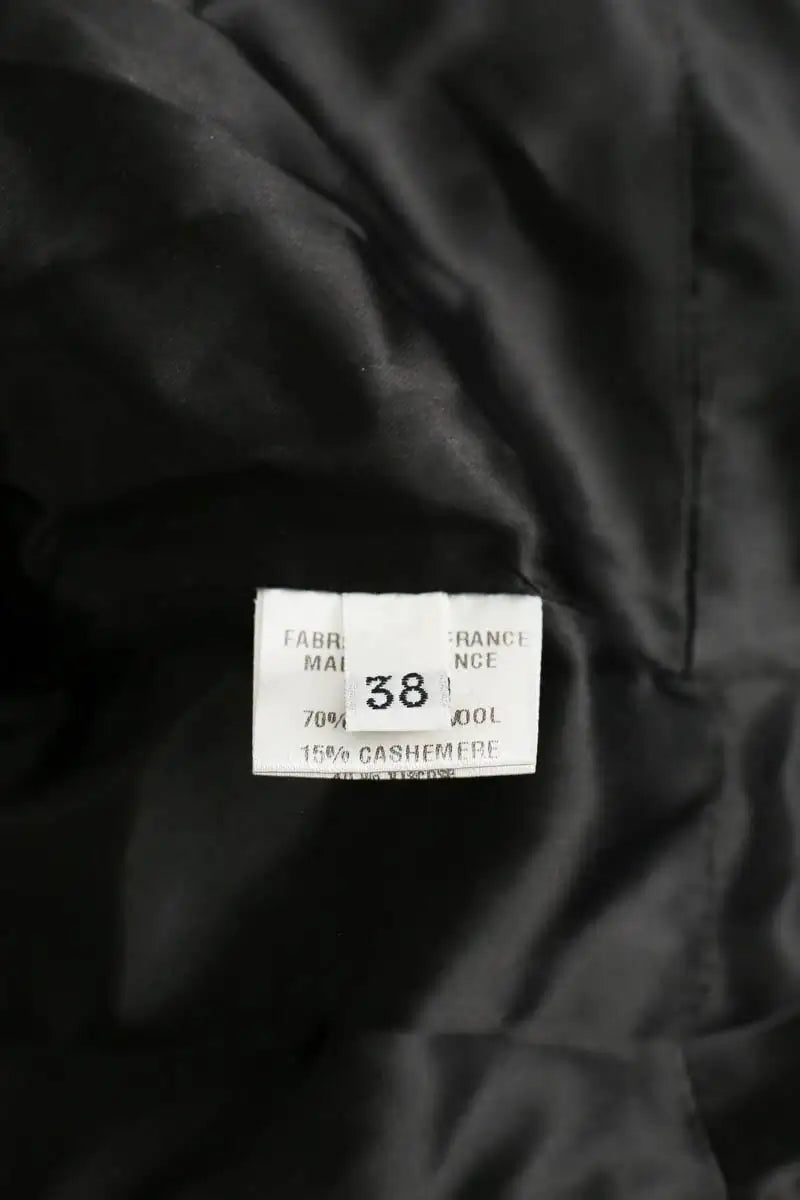 Manteau Sprung Frères Noir en Laine