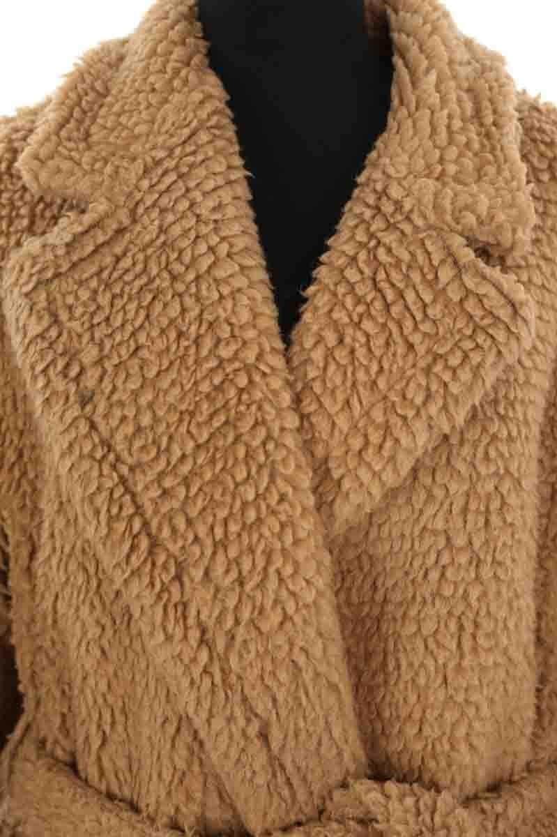 Manteau Stella McCartney Camel en Polyester