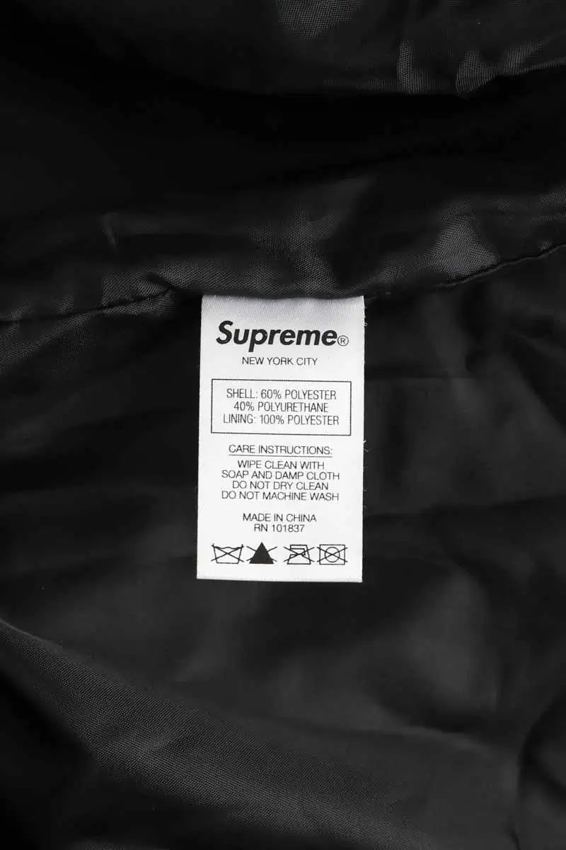 Manteau Supreme Noir en Polyester