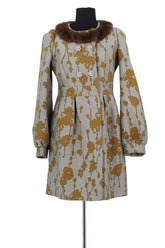 Manteau Tara Jarmon Anthracite en Laine, taille L - Seconde Main