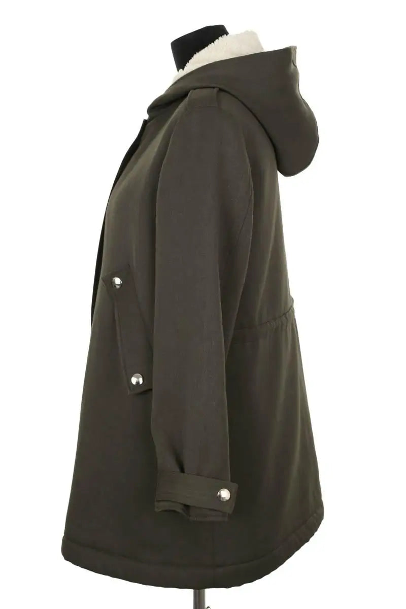 Manteau Tara Jarmon Kaki en Polyester