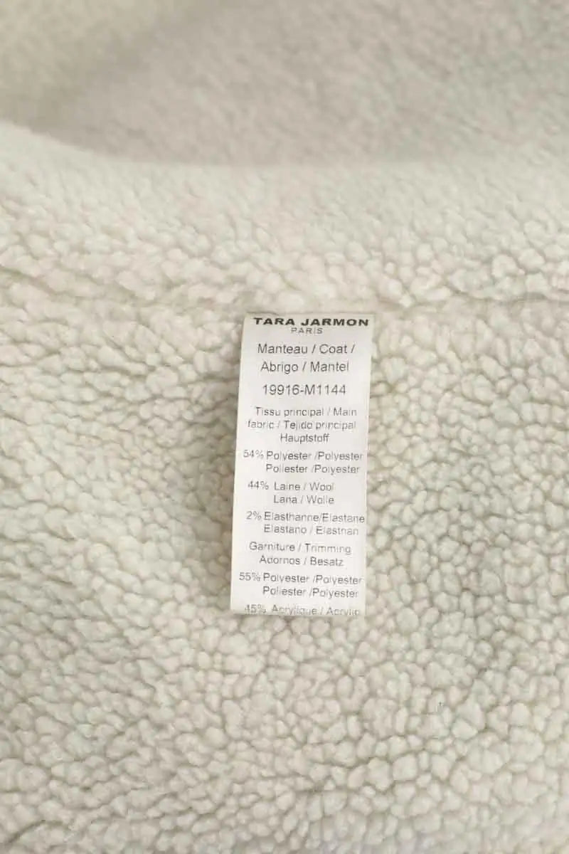 Manteau Tara Jarmon Kaki en Polyester