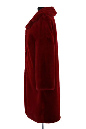 Manteau Tara Jarmon Rouge en Synthétique