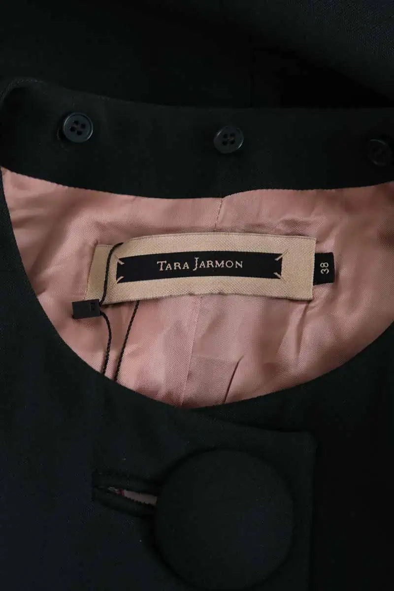 Manteau Tara Jarmon Vert en Laine