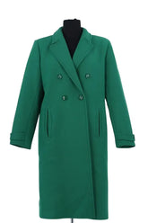 Manteau Tara Jarmon Vert en Laine, taille M - Seconde Main