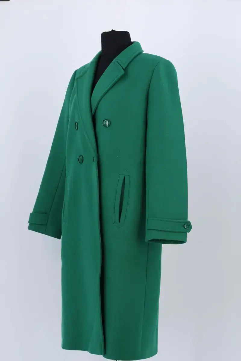 Manteau Tara Jarmon Vert en Laine
