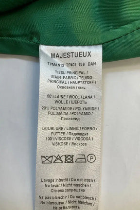 Manteau Tara Jarmon Vert en Laine