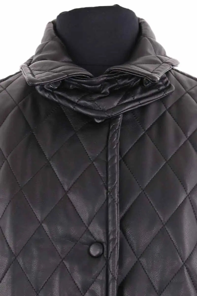 Manteau The Frankie Shop Noir en Synthétique