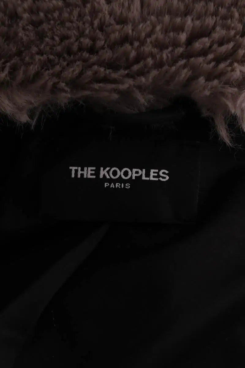 Manteau The Kooples Gris en Synthétique