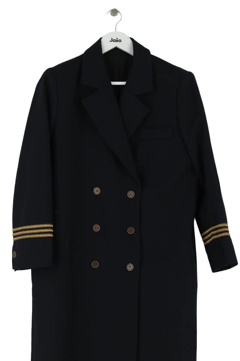 Manteau The Kooples Marine en Polyester, taille M - Seconde Main