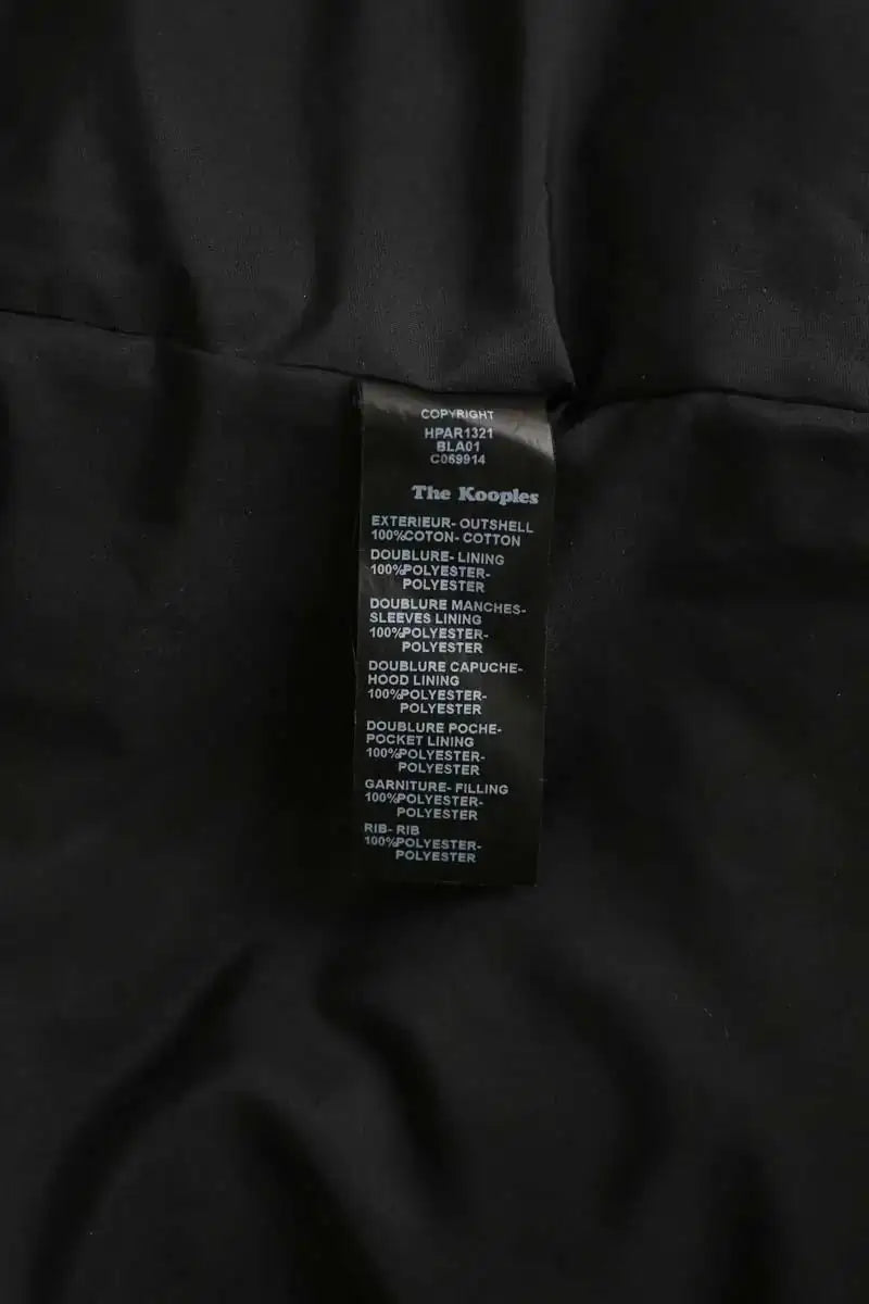 Manteau The Kooples Noir en Coton